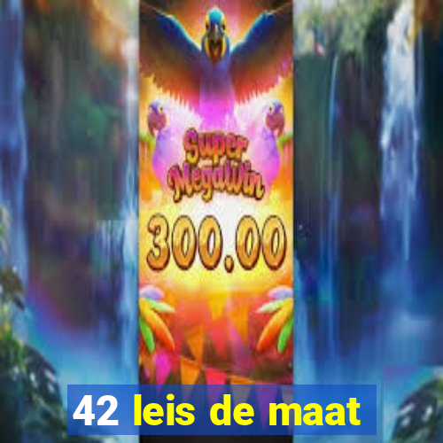 42 leis de maat