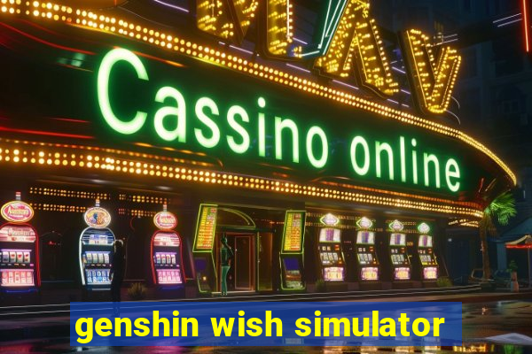 genshin wish simulator