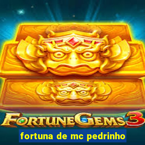 fortuna de mc pedrinho