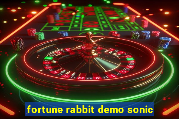 fortune rabbit demo sonic