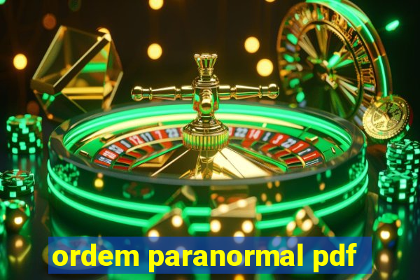 ordem paranormal pdf