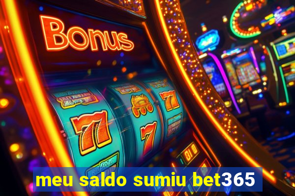 meu saldo sumiu bet365