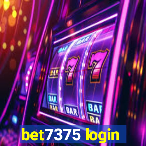 bet7375 login