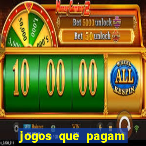 jogos que pagam dinheiro de verdade no pix