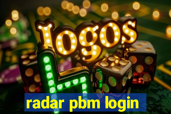 radar pbm login