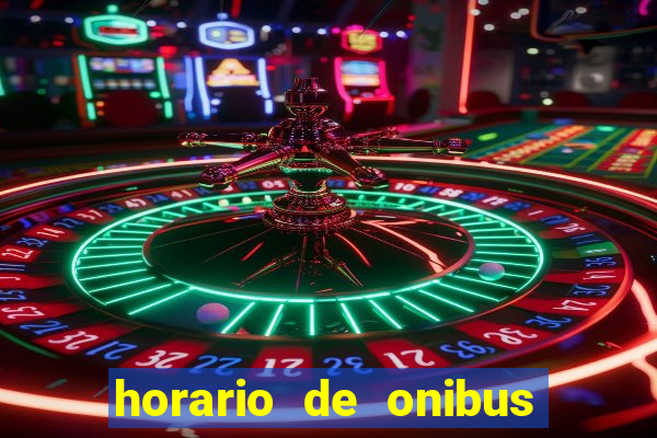 horario de onibus santos dumont x juiz de fora