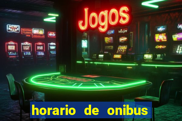 horario de onibus santos dumont x juiz de fora