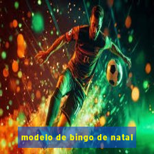 modelo de bingo de natal