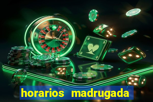 horarios madrugada fortune tiger