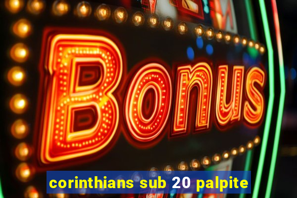 corinthians sub 20 palpite