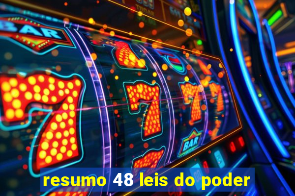 resumo 48 leis do poder