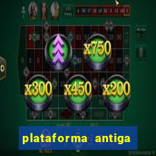 plataforma antiga de jogos