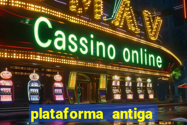 plataforma antiga de jogos