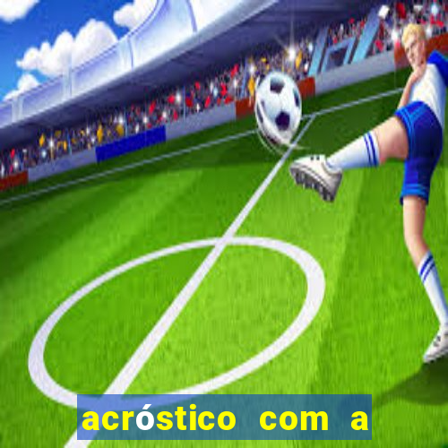 acróstico com a palavra futebol