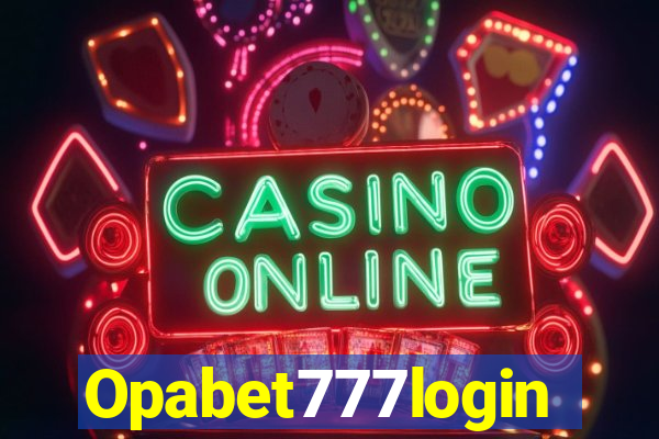 Opabet777login