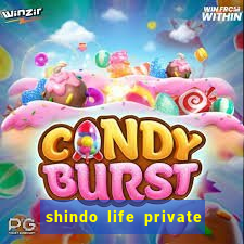 shindo life private server codes