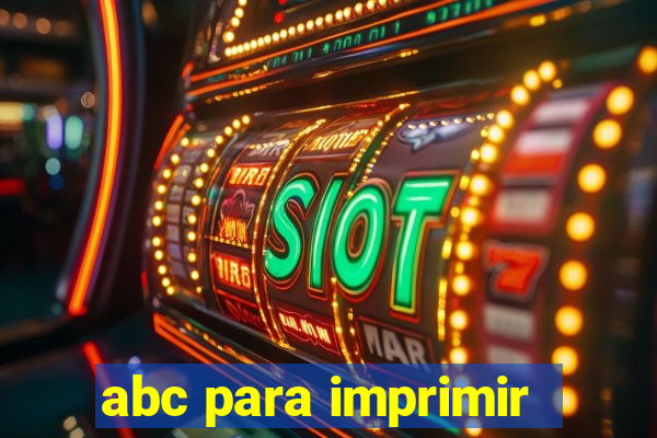 abc para imprimir