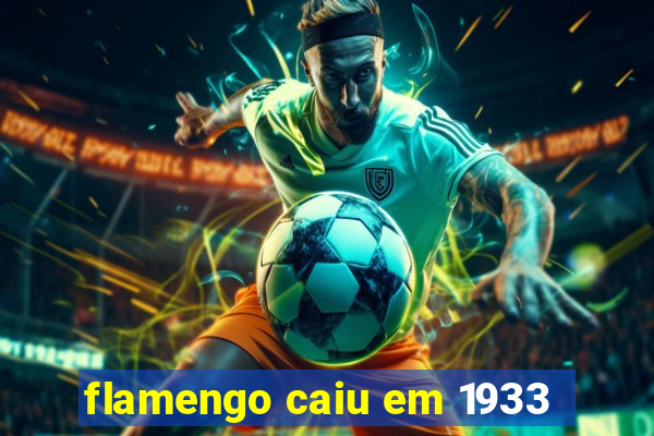 flamengo caiu em 1933