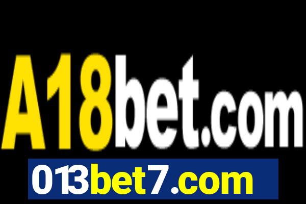 013bet7.com