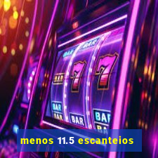 menos 11.5 escanteios