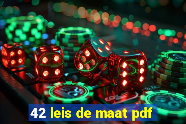 42 leis de maat pdf