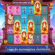 jogo de matematica reciclavel