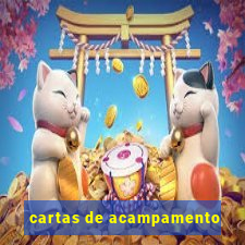 cartas de acampamento