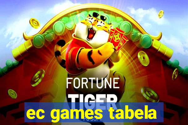 ec games tabela