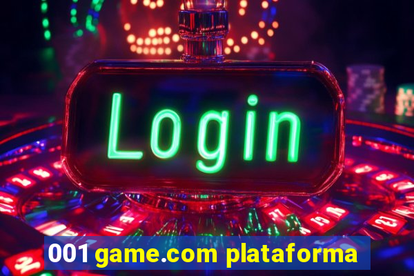 001 game.com plataforma