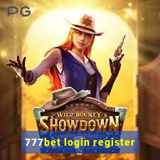 777bet login register