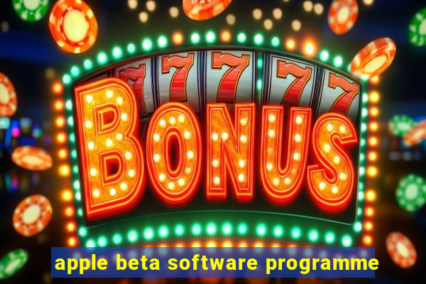 apple beta software programme