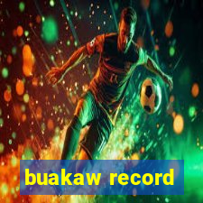 buakaw record