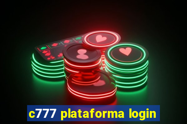 c777 plataforma login