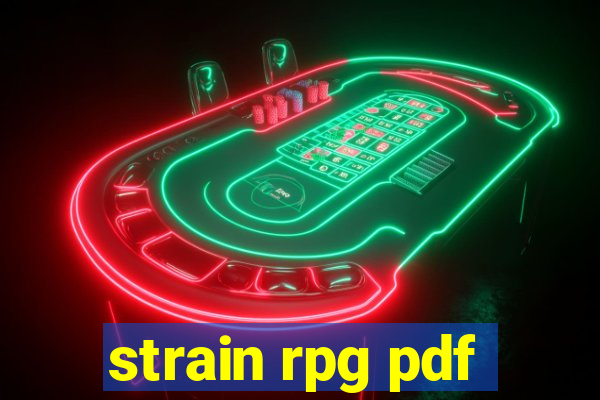 strain rpg pdf