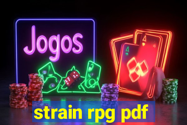 strain rpg pdf