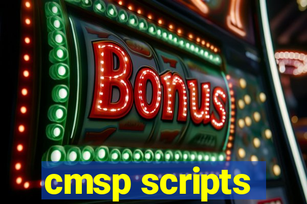 cmsp scripts