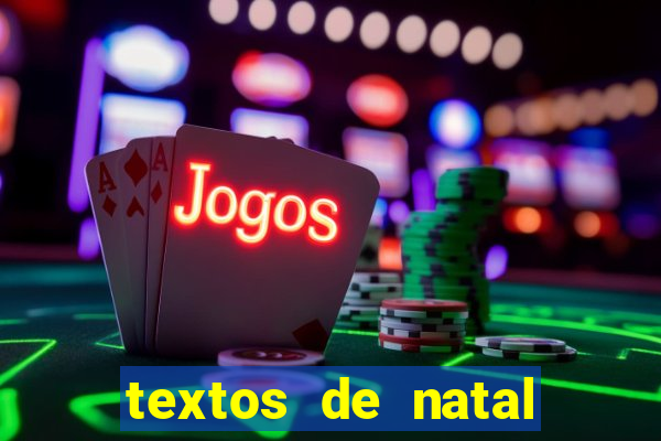 textos de natal para imprimir