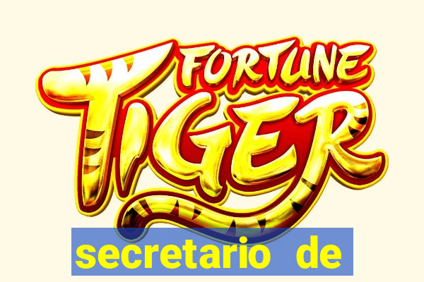 secretario de esporte salario