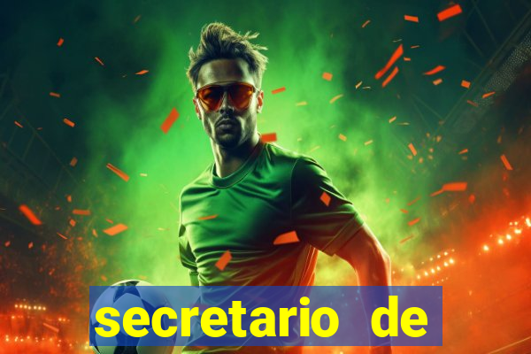 secretario de esporte salario