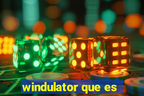 windulator que es