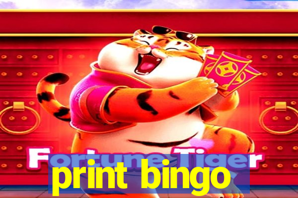 print bingo