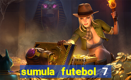 sumula futebol 7 society excel