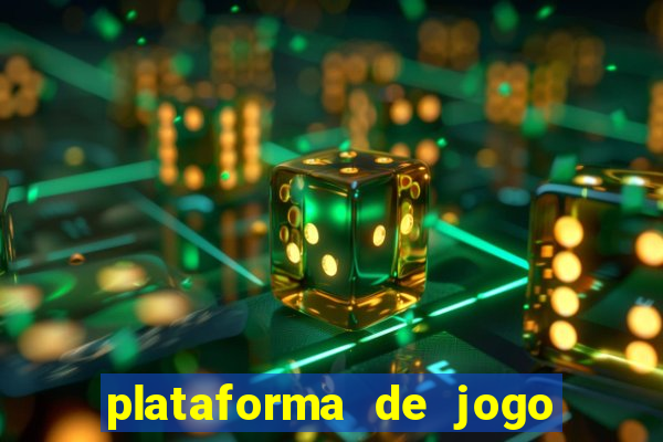 plataforma de jogo nova pagando