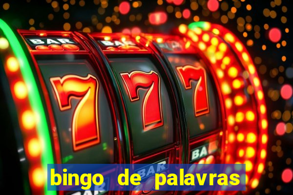 bingo de palavras de natal