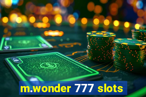 m.wonder 777 slots