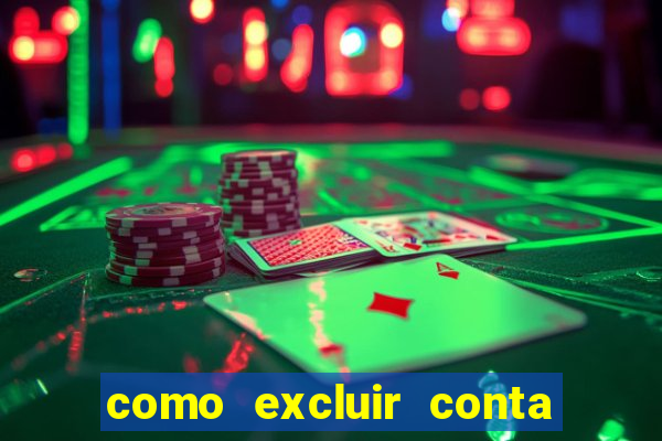 como excluir conta na sportingbet