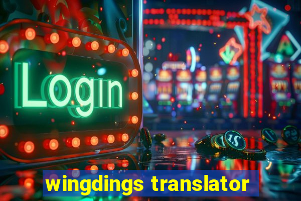 wingdings translator