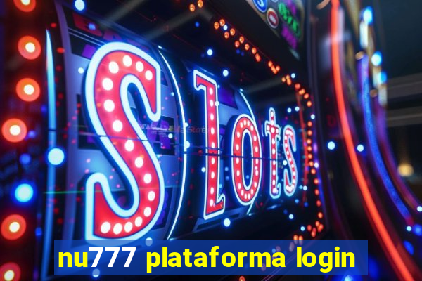 nu777 plataforma login