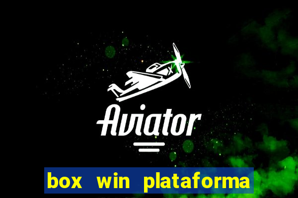 box win plataforma de jogos