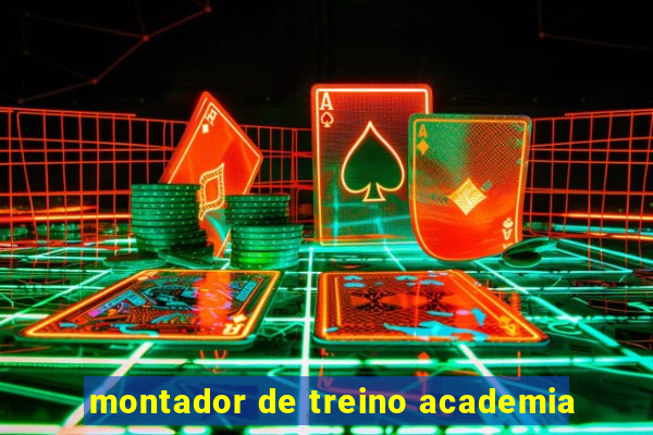 montador de treino academia